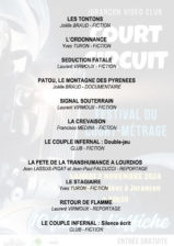 Programme des projections 2024